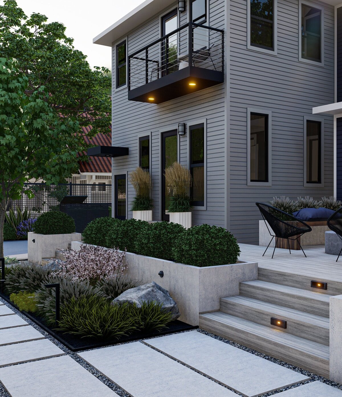 Purple House_Indigo Ink Designs_NWI Interior Designer_Outdoor Oasis_12 vert