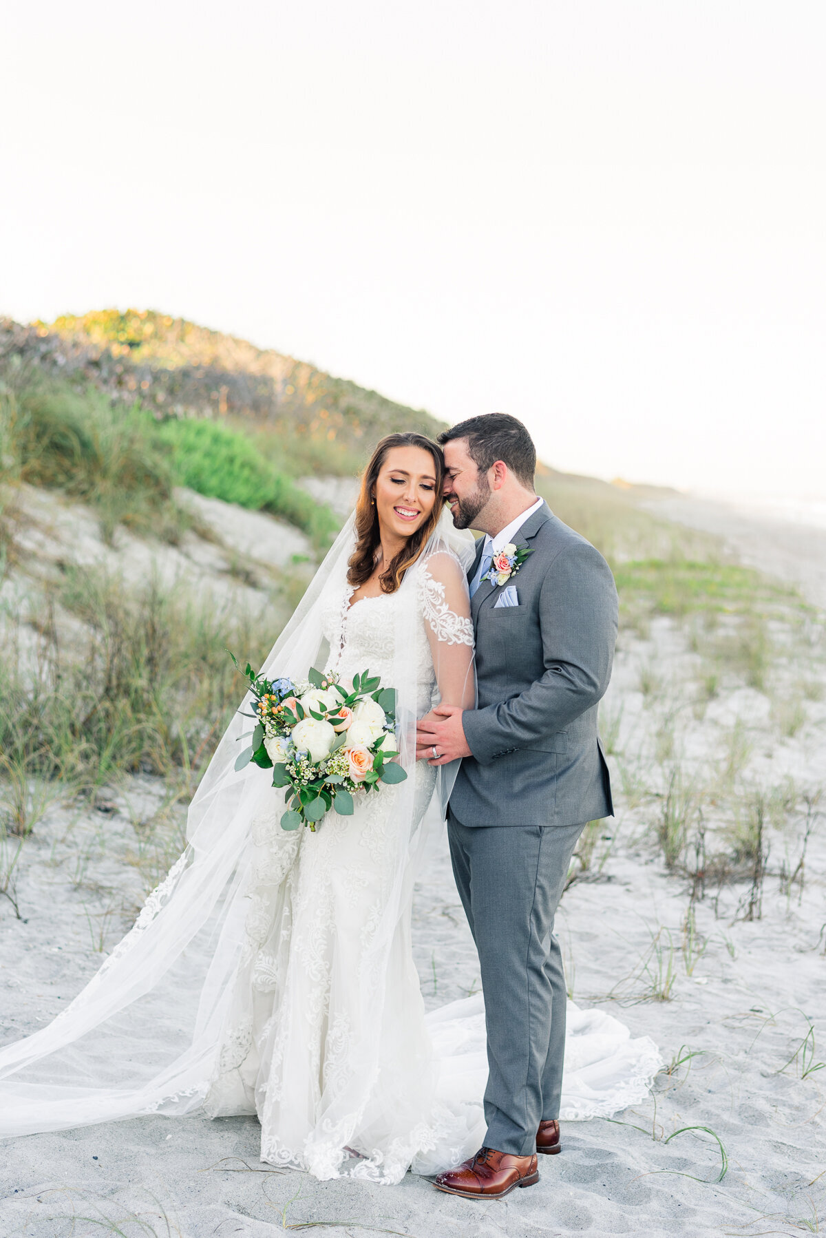 Erica & Ryan Tides Beach Wedding | Lisa Marshall Photography