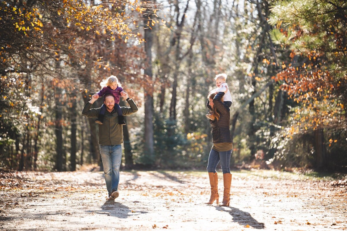North Face Pemberton Park Salisbury Maryland Experience Family Session Hiking Laughter