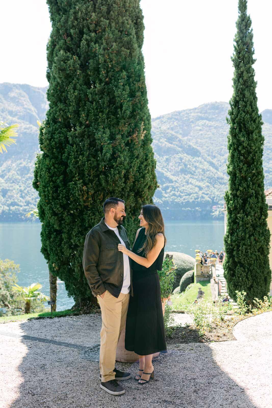 Troy and Joey engagement session at Lake Como