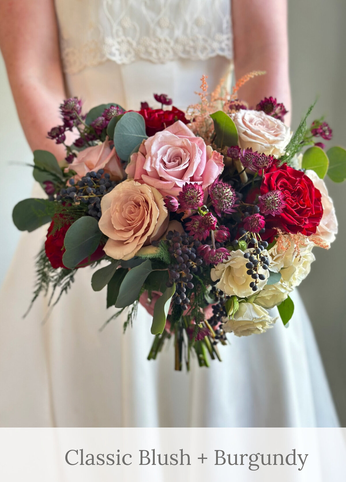 Blush + Burgundy