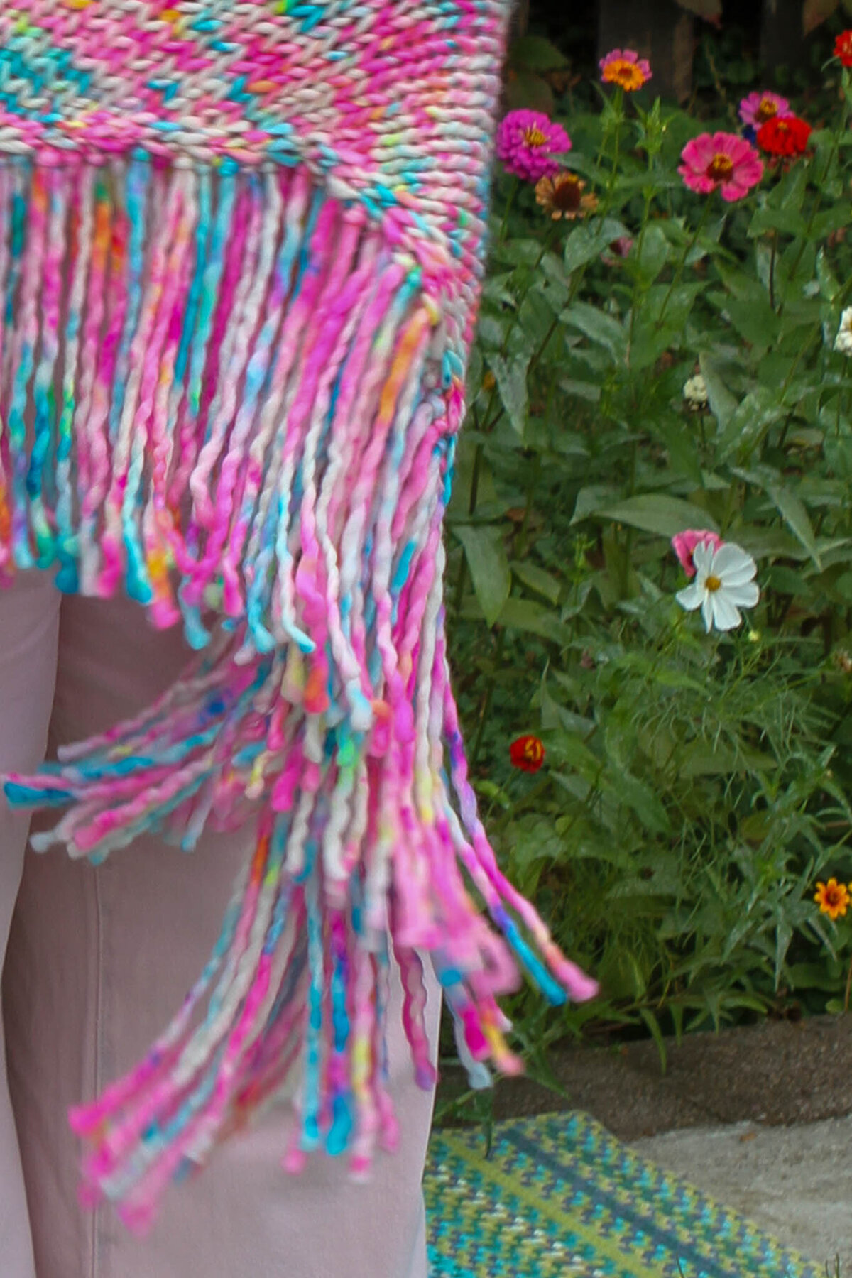 fringe on shawl
