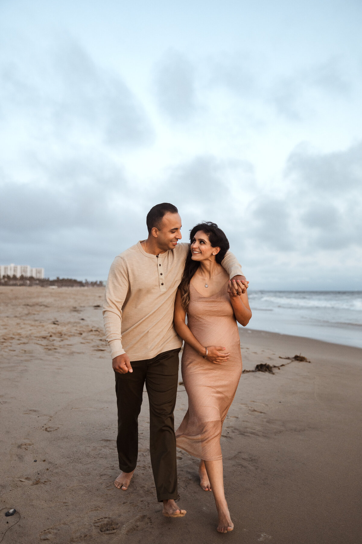 Santa Monica Beach Maternity Photography 96