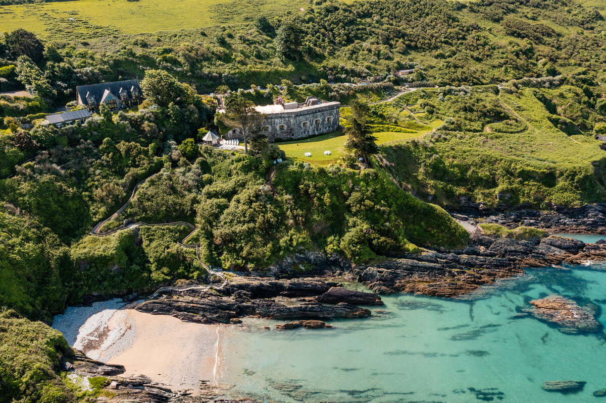 Massage at Polhawn Fort | Wellness activities Cornwall