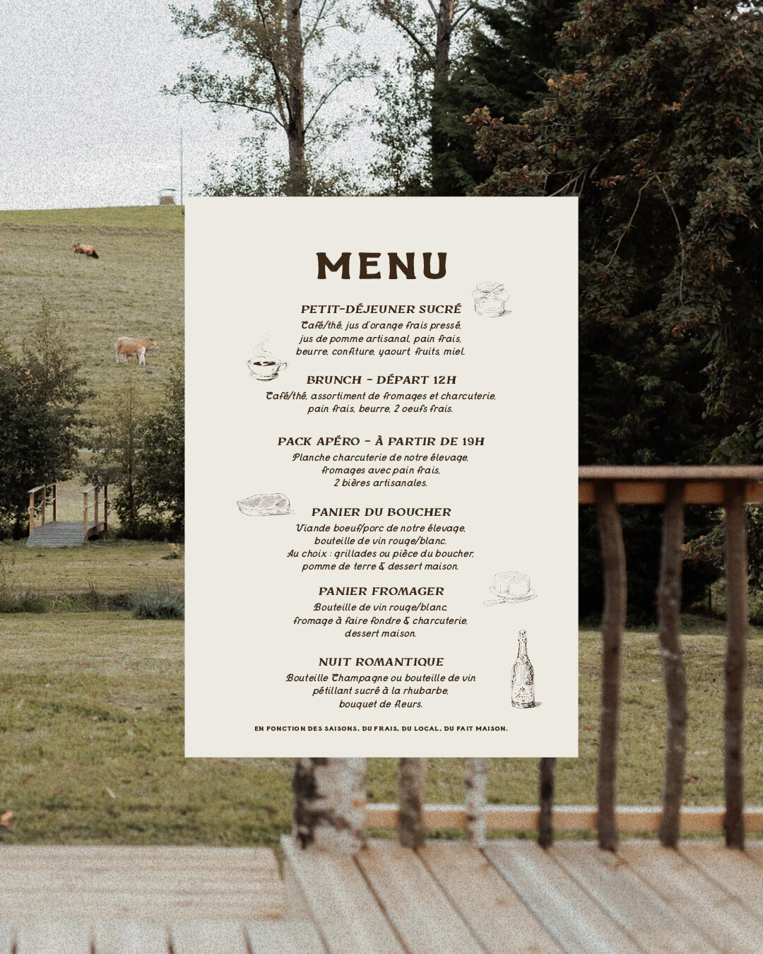 Cabane-menu