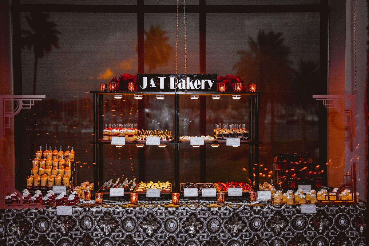 36 - Mahaffey Theater Wedding Dessert Station - Tampa Bay Wedding Planner