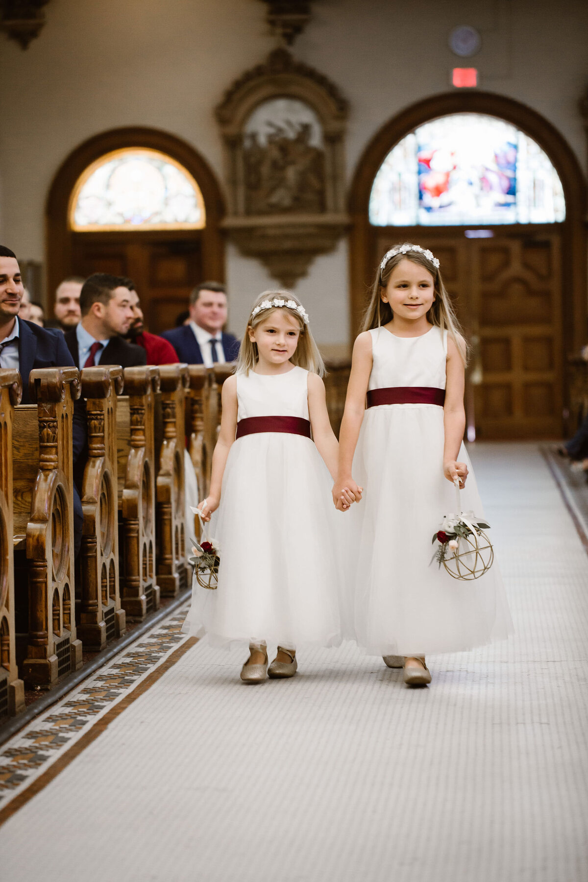 6 - Sacred Heart Catholic Church Wedding Flower Girls - Tampa Bay Wedding Planner