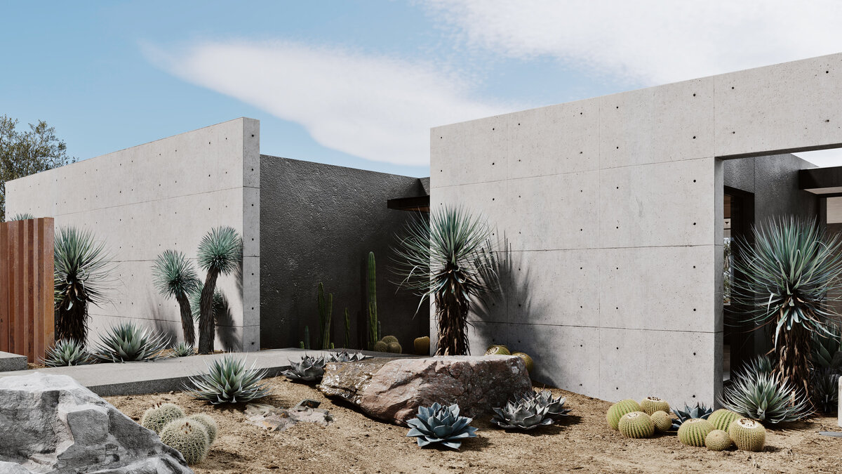 Residential project in Desert Palisades designed by Los Angeles architect
