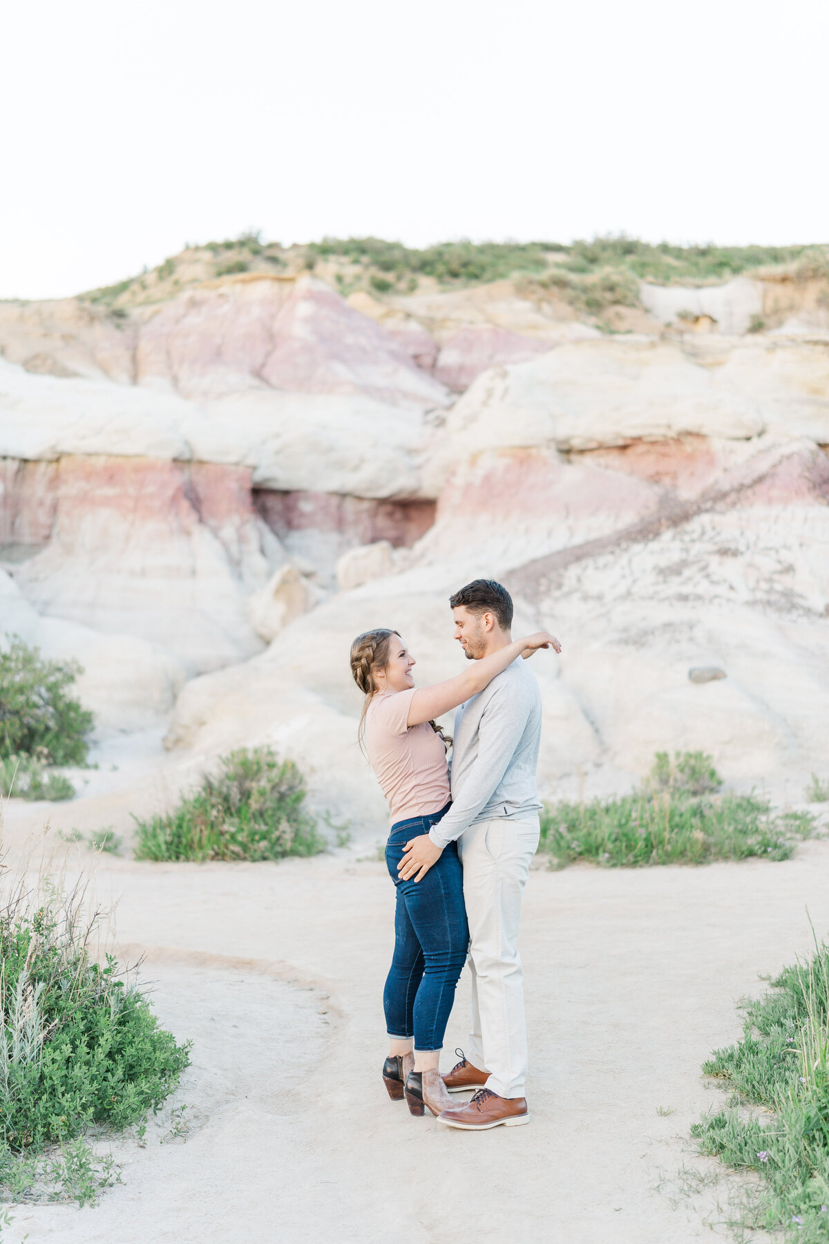 Paint Mines Interpretive Park El Paso Colorado Engagement Session Light and Airy Romantic Pictures Elena Spraguer Photography 0081