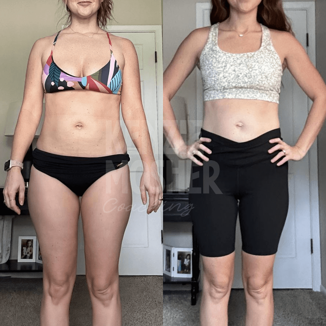 Functional fat loss transformation restoring hormone and gut health.
