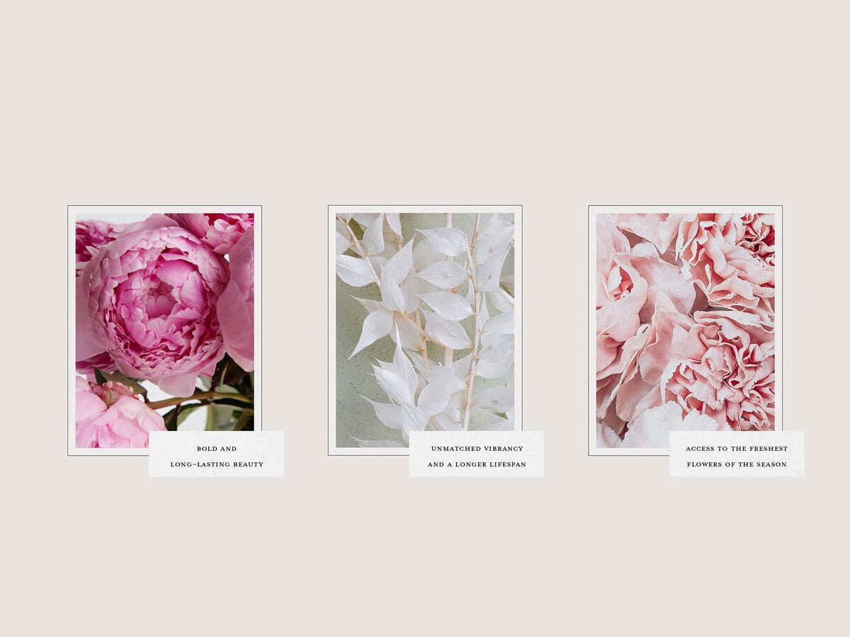 Vibrant and feminine logo design for a wedding florist specializing in modern floral arrangements.