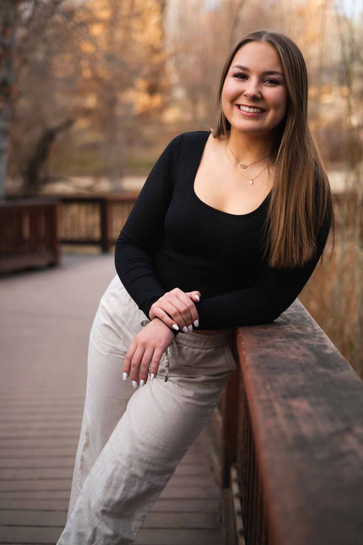 Portrait of Peyton at rancho San Rafael