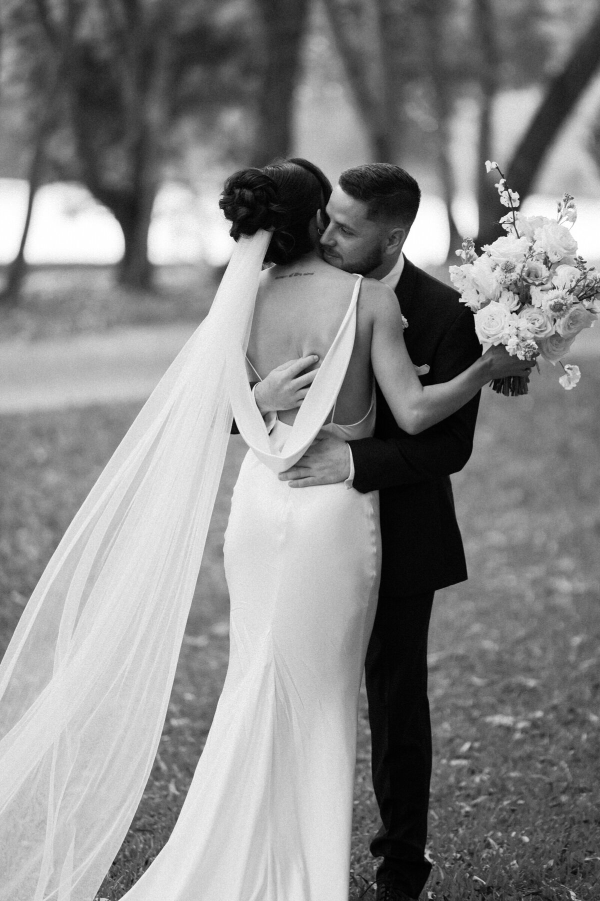 first look with groom naples florida wedding photographer