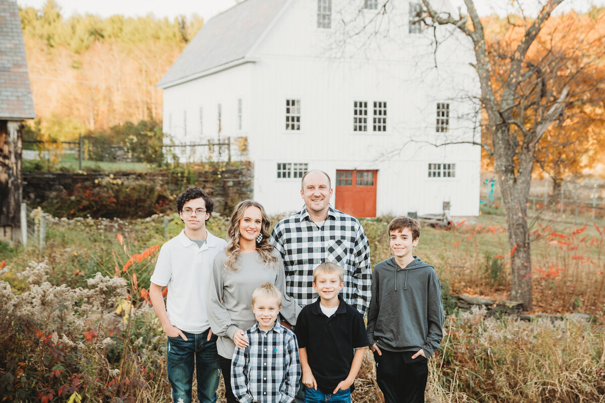 family at Scott Farm