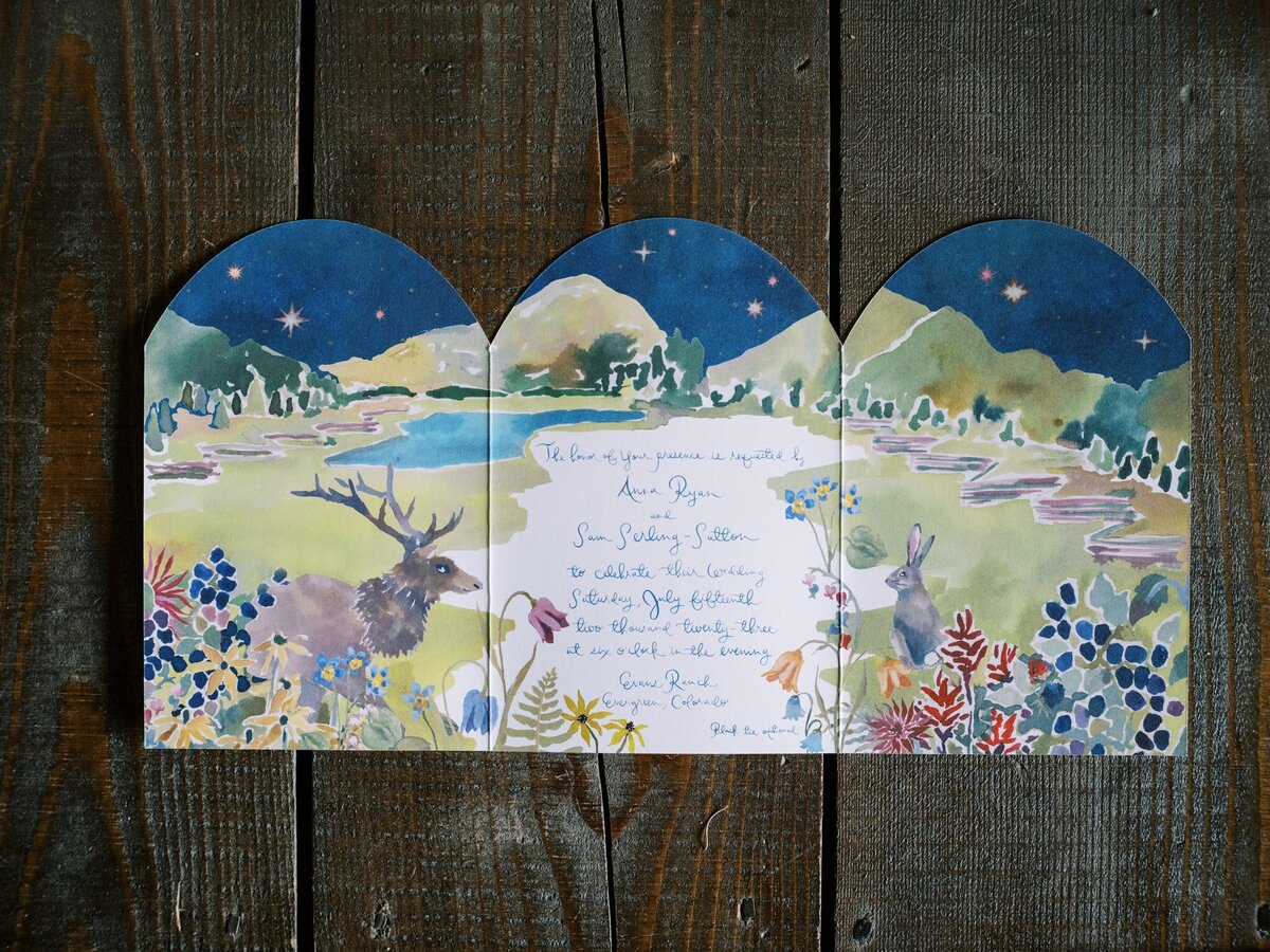 Colorado-wedding-planner-ranch-wedding -stationery-Happy-Menocal