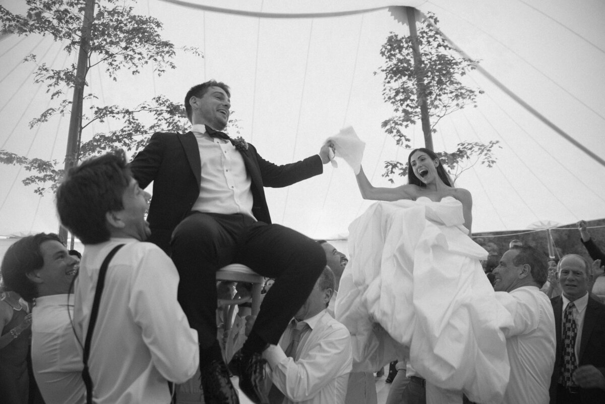 Tented wedding at Willow Hill in Connecticut by Gathered East