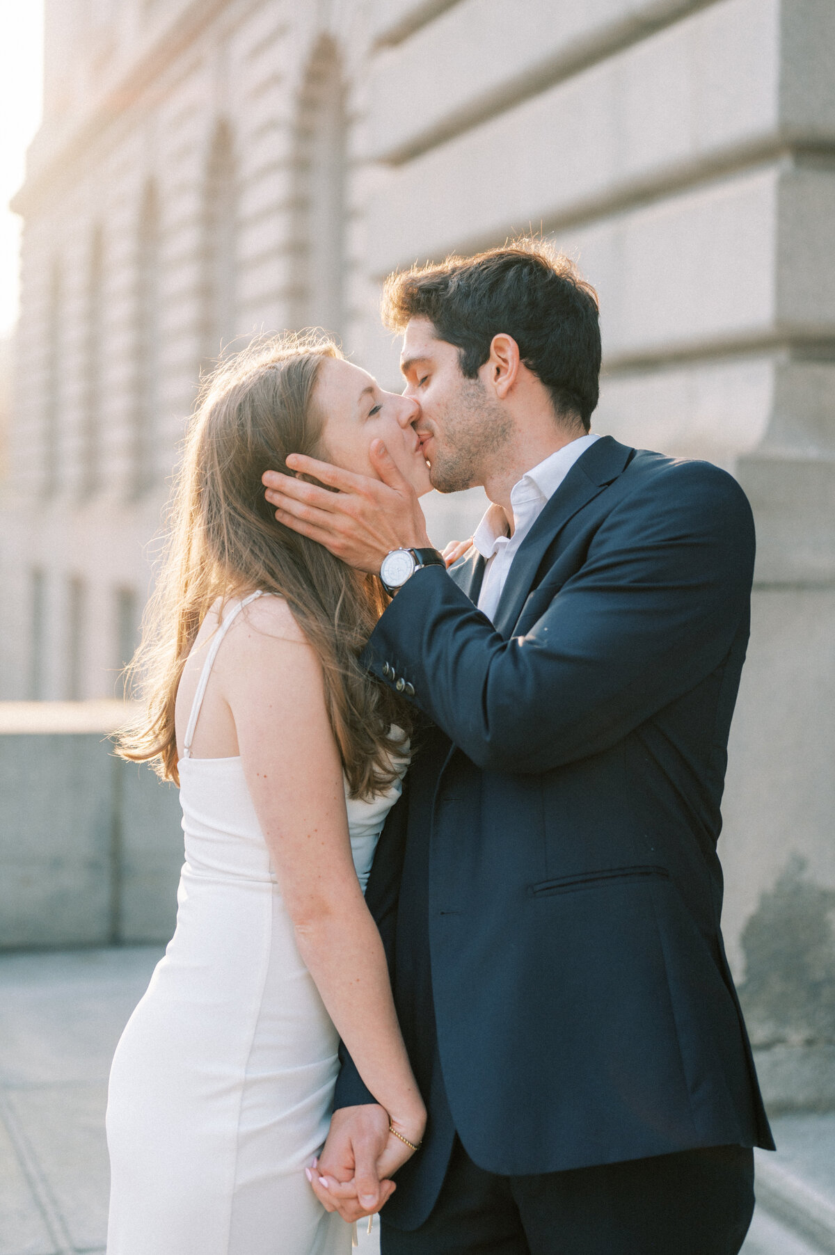 Old Courthouse Engagement Session in Downtown Cleveland-58