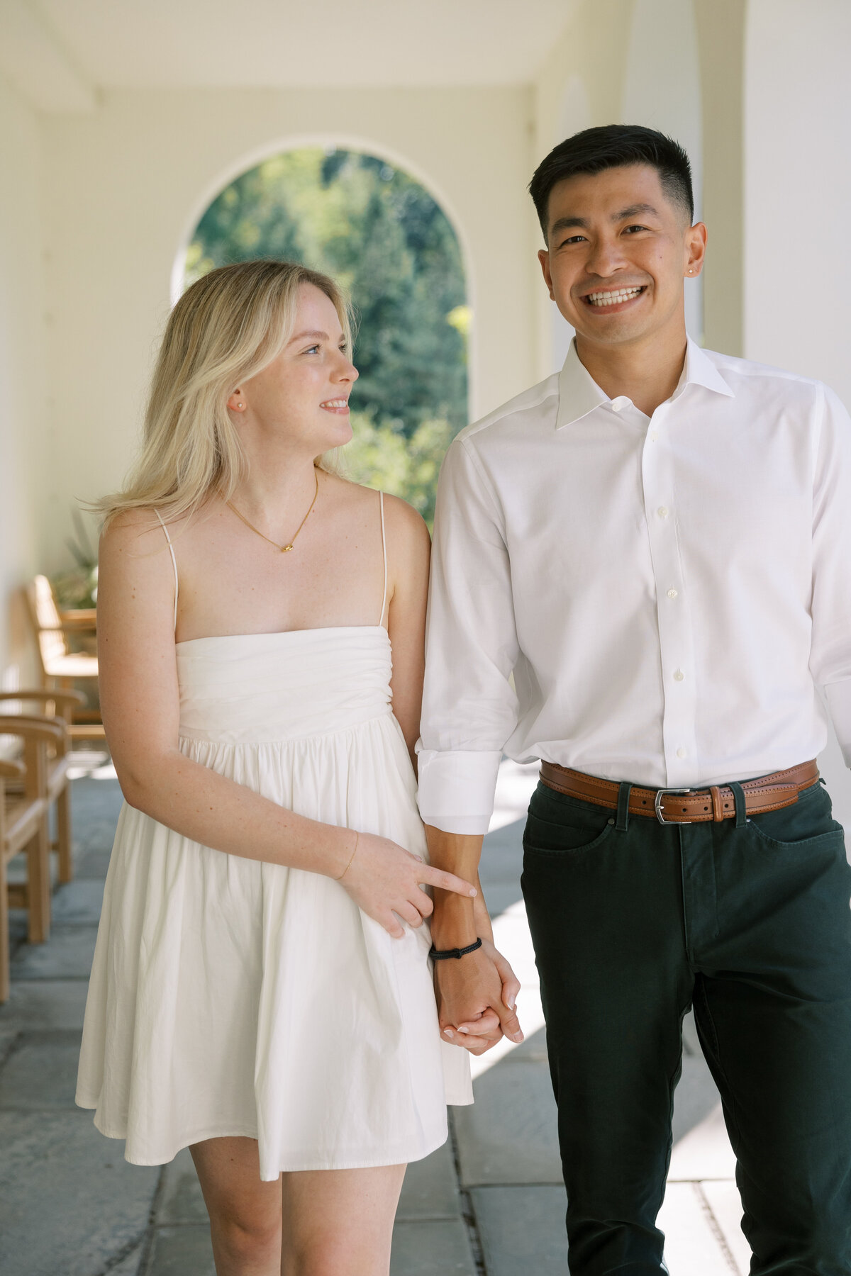 Ivan & Louise Wedding Photography - Documentary Wedding Photography Indianapolis - Newfields Engagement Session