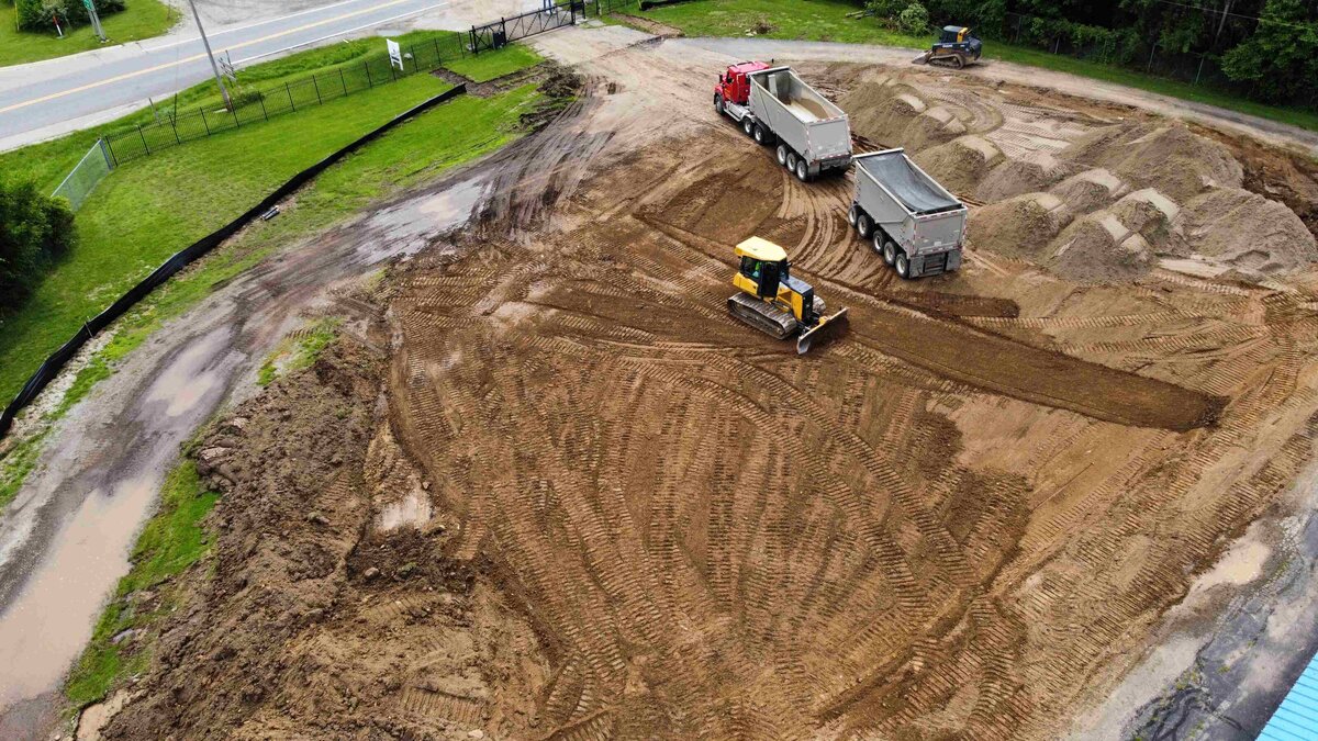 storage-facility-site-development-highland-services-heavy-duty-machinery-birds-eye