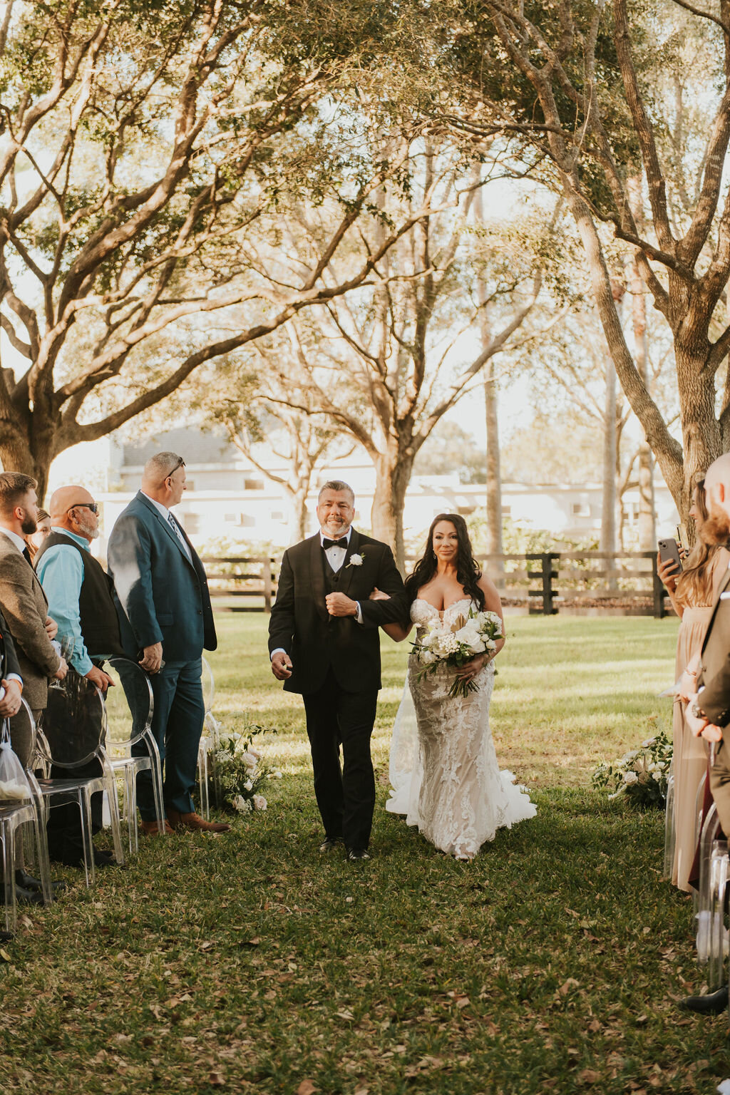 10 - Mision Lago Estate Wedding Enchanted Garden Wedding Processional - Tampa Bay Wedding Planner