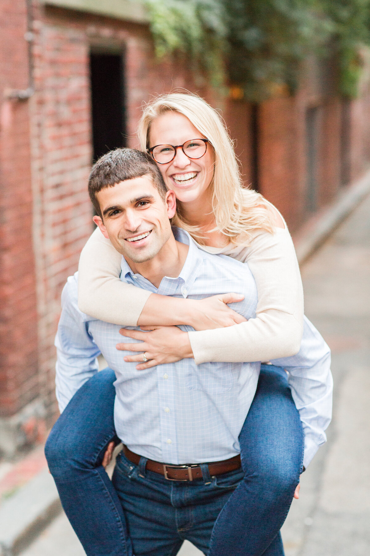 couple engagement session Boston MA