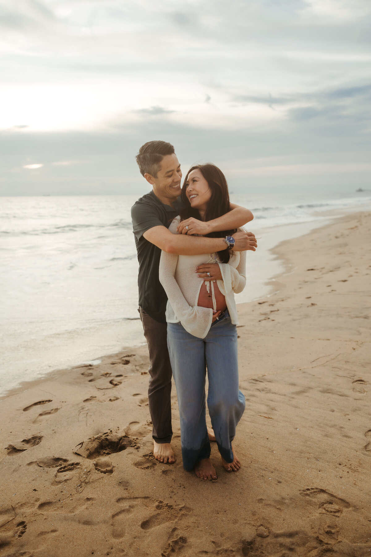 LA Beach Maternity Photography 80