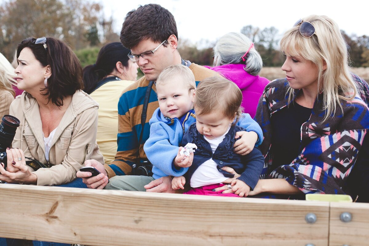 family hay ride