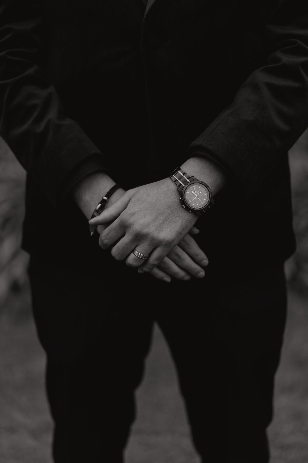 The groom by Balnarring wedding photographer Jake Grinde