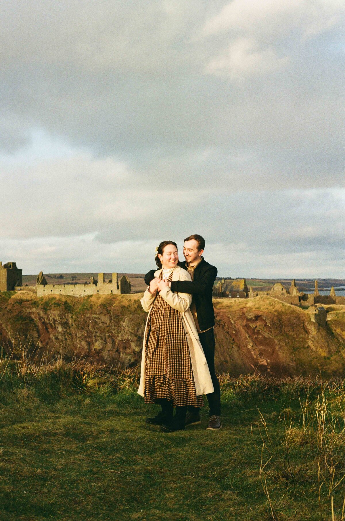 Aberdeenshire couple session photographer in film-4