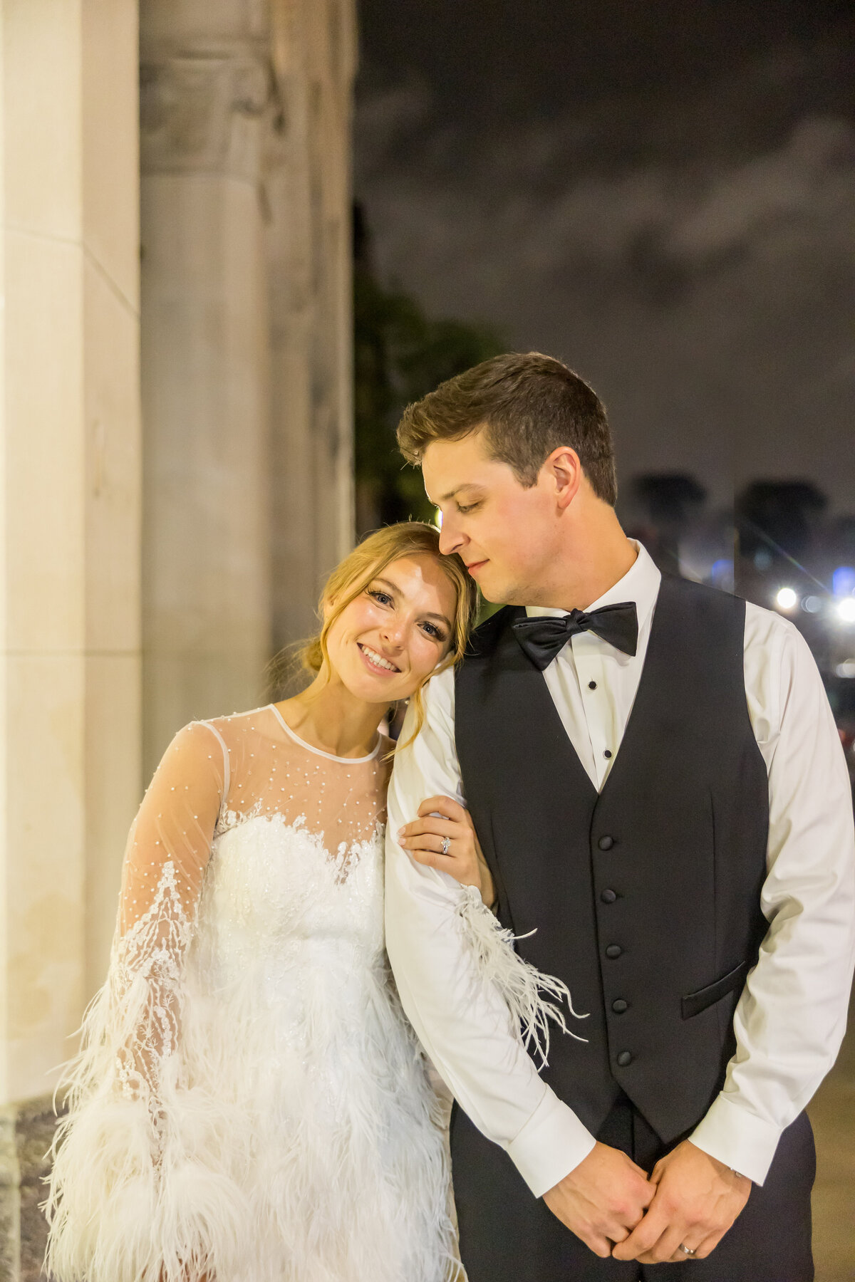 night portraits longwood venue wedding photographer the tower