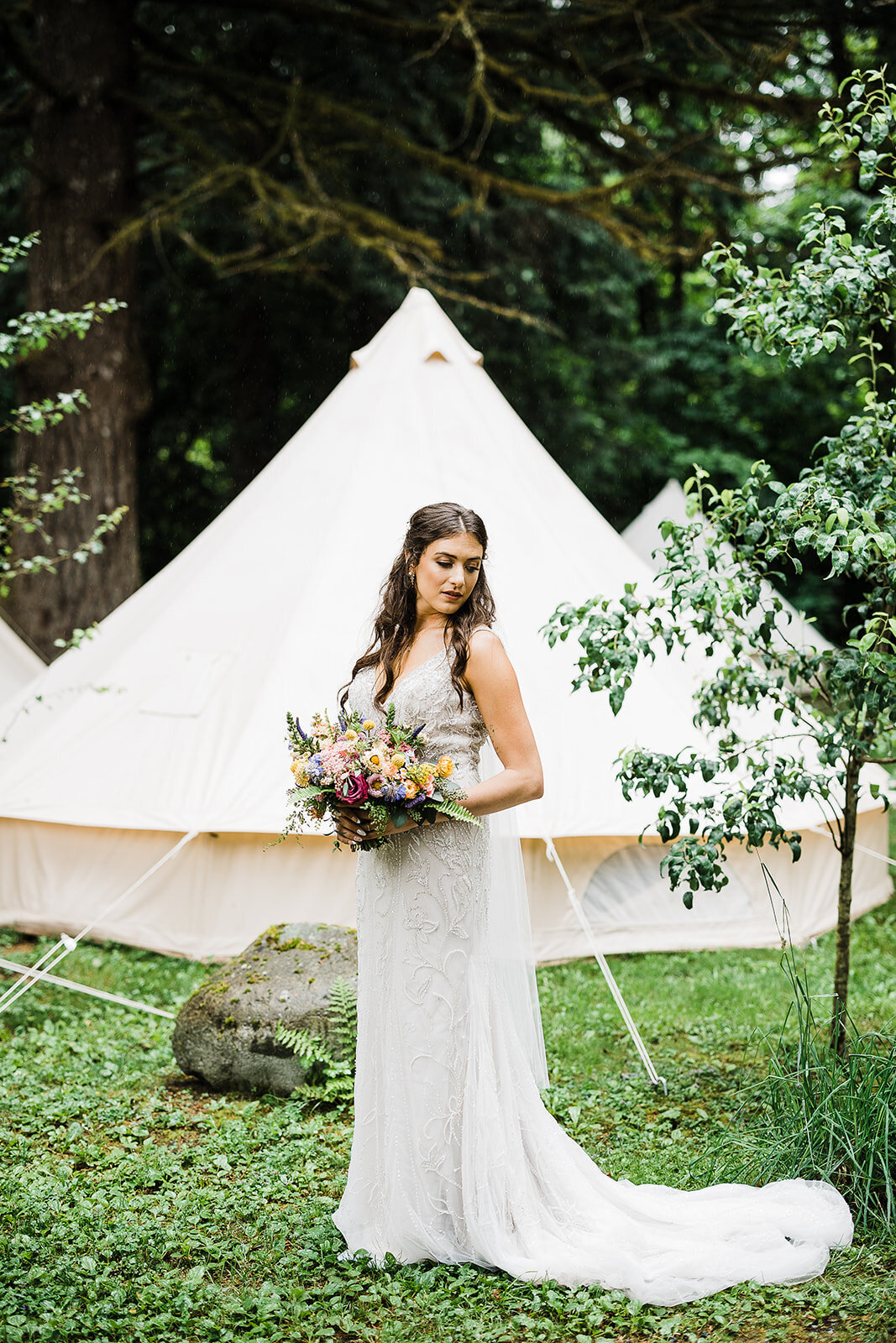 Bridal bouquet for Sunwolf Squamish wedding - Within the Flowers