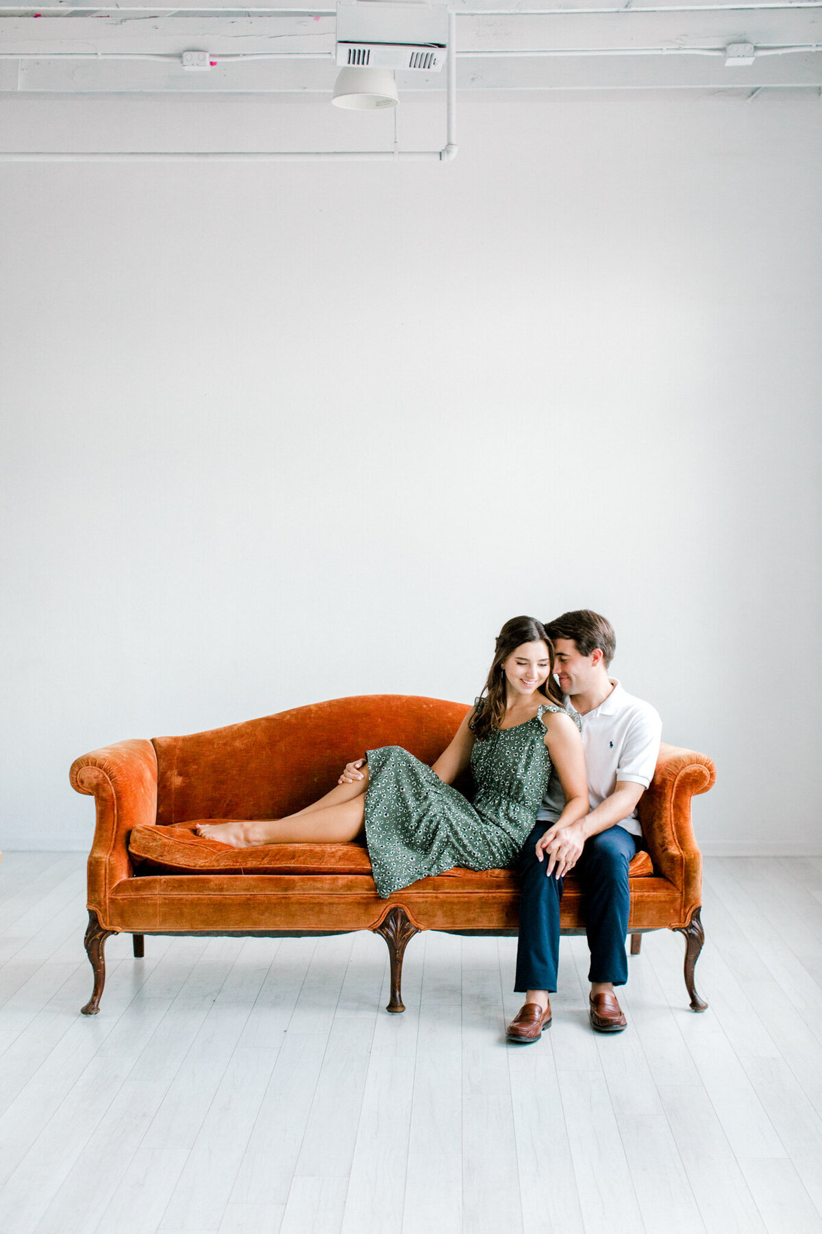 Anna & Brandon's Engagement Session at the Lumen Room White Room Dallas | Sami Kathryn Photography | Dallas Wedding Photographer-39
