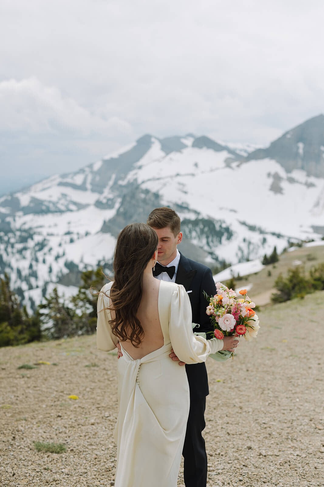 Kasey + Anthony- the first look by The Delacastros Jackson Hole Wedding Photographers-71