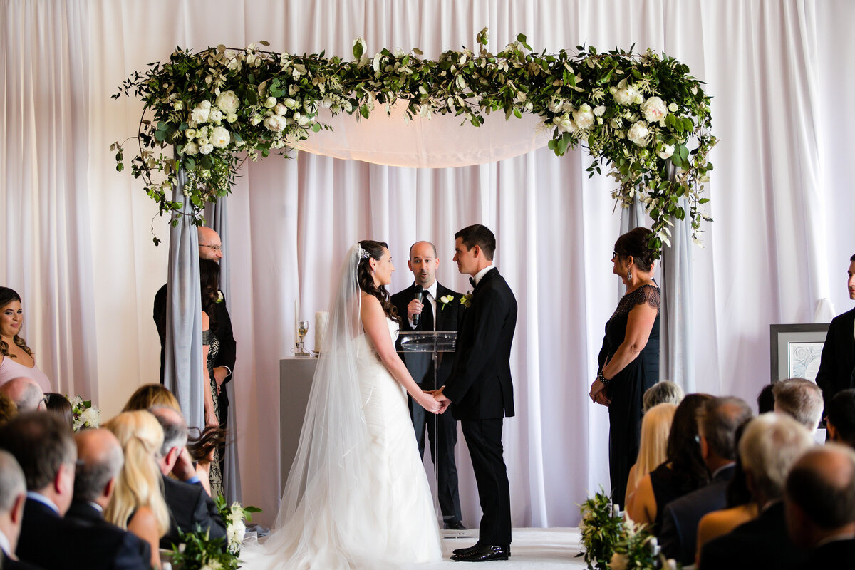 wedding ceremony Allegheny Country Club in Sewickley
