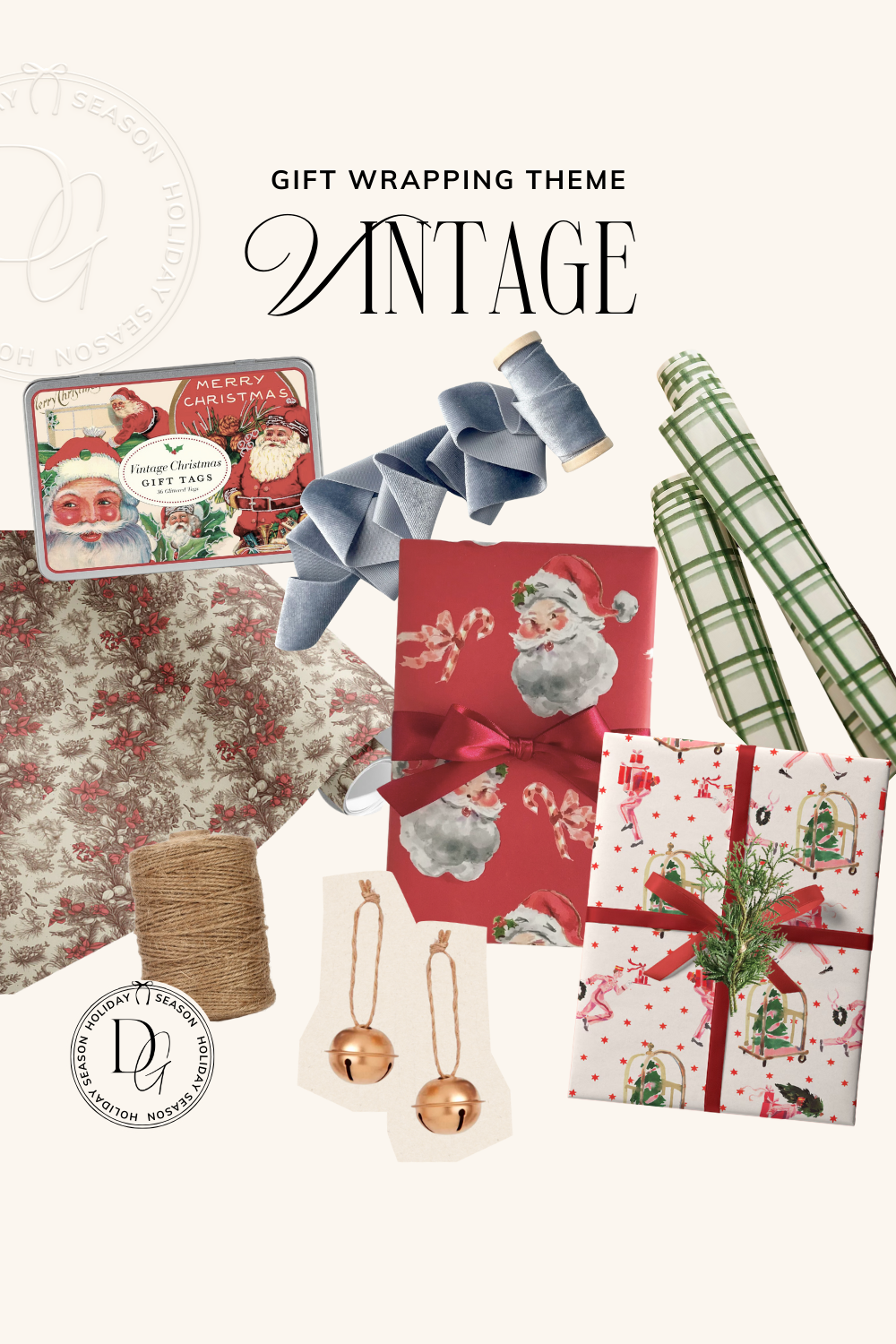Vintage Gift Wrapping Theme
