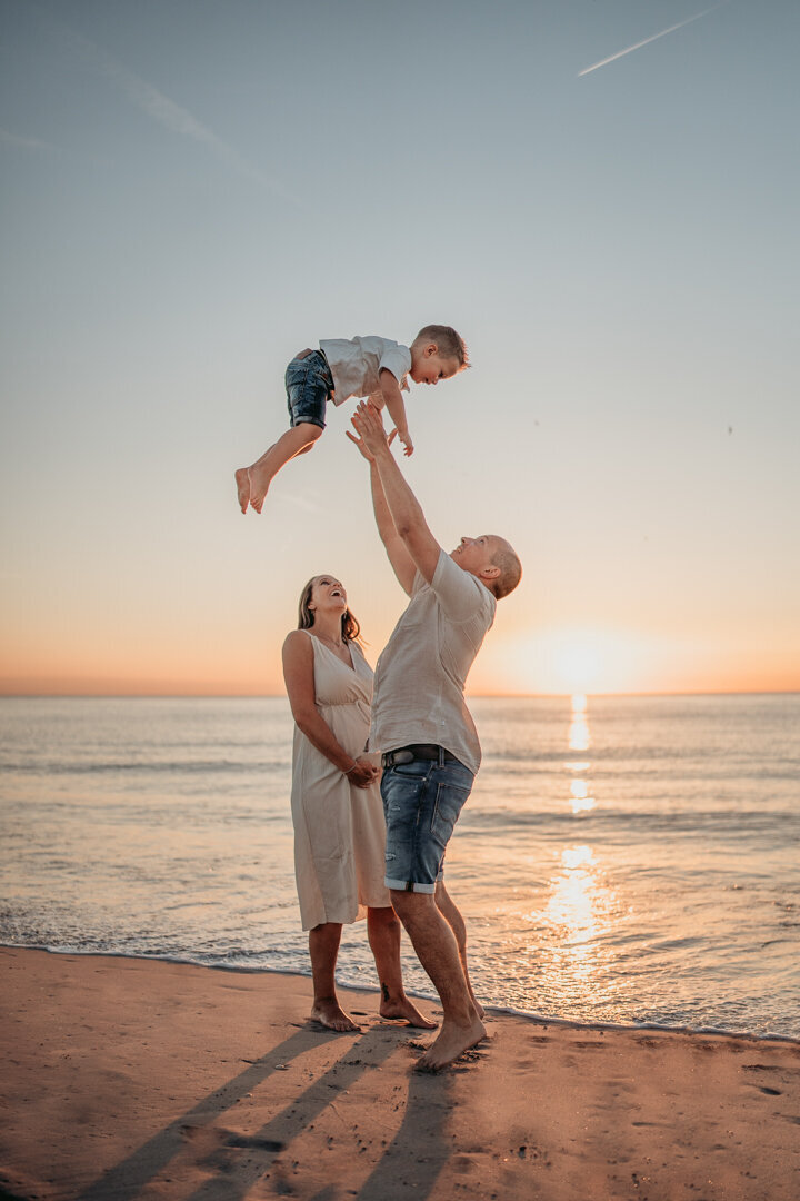 Gezinsfotografie strand goldenhour-4