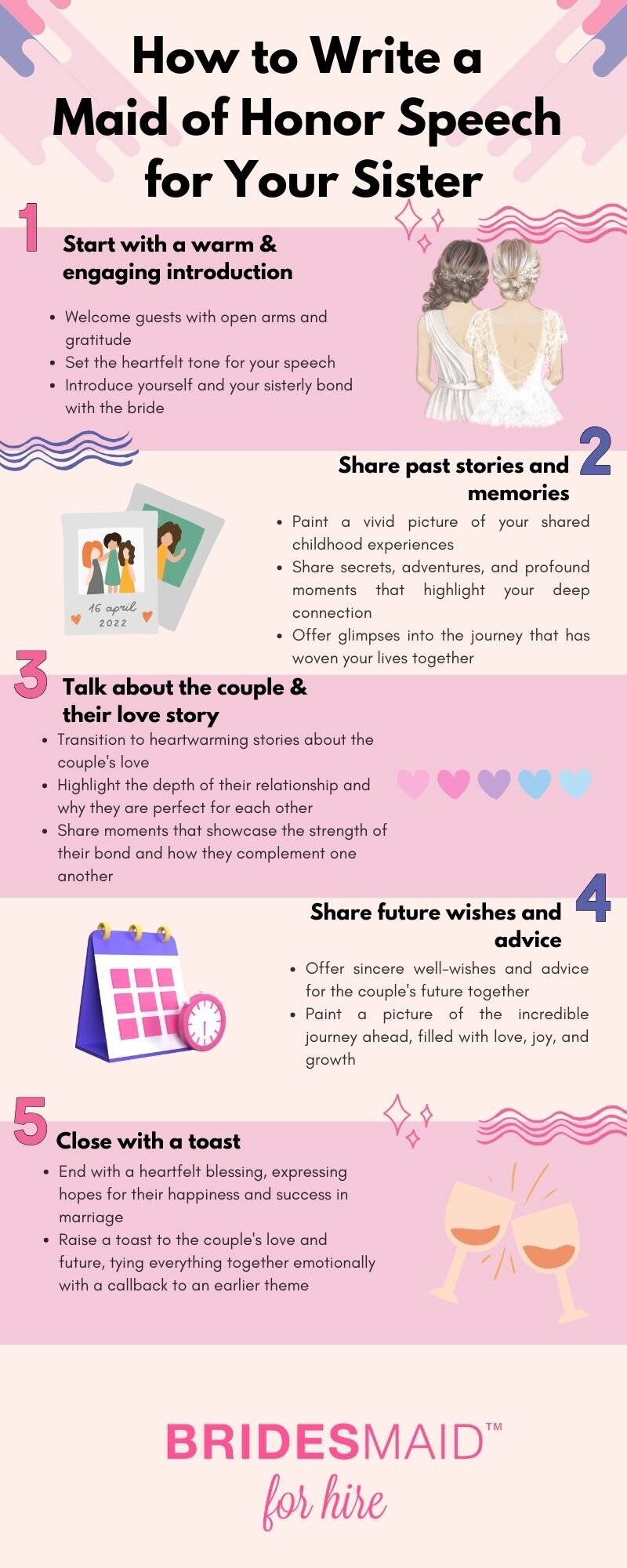 Pink Pastel Illustrative Digital Marketing Infographic