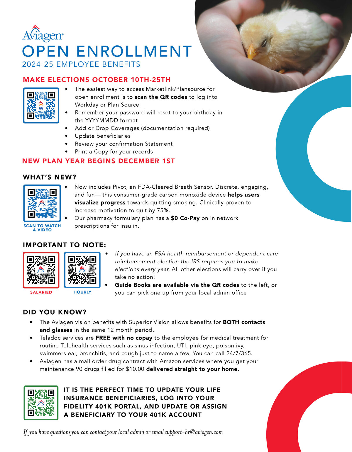 24-25 open enrollment poster