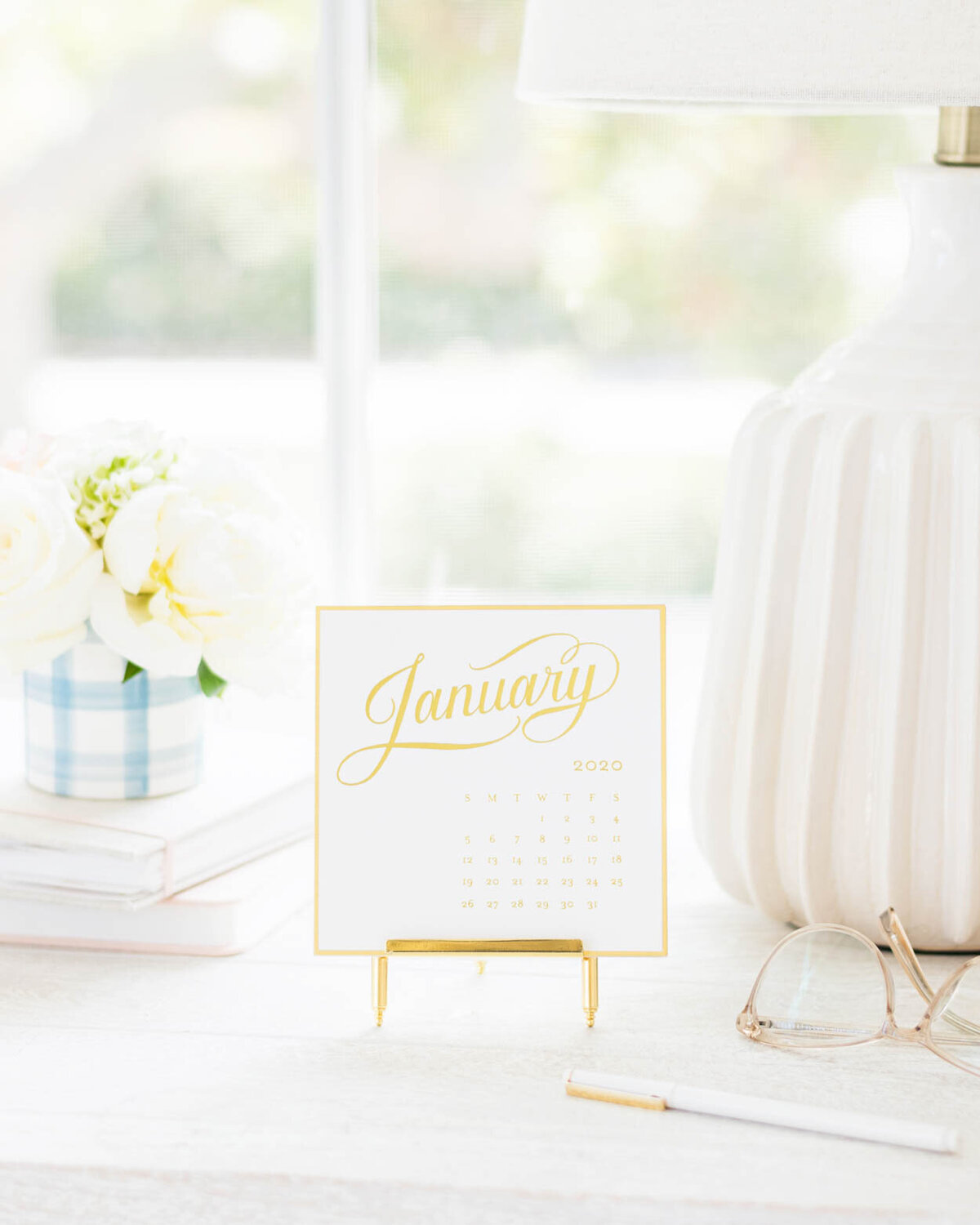 Desk calendar 2020-website