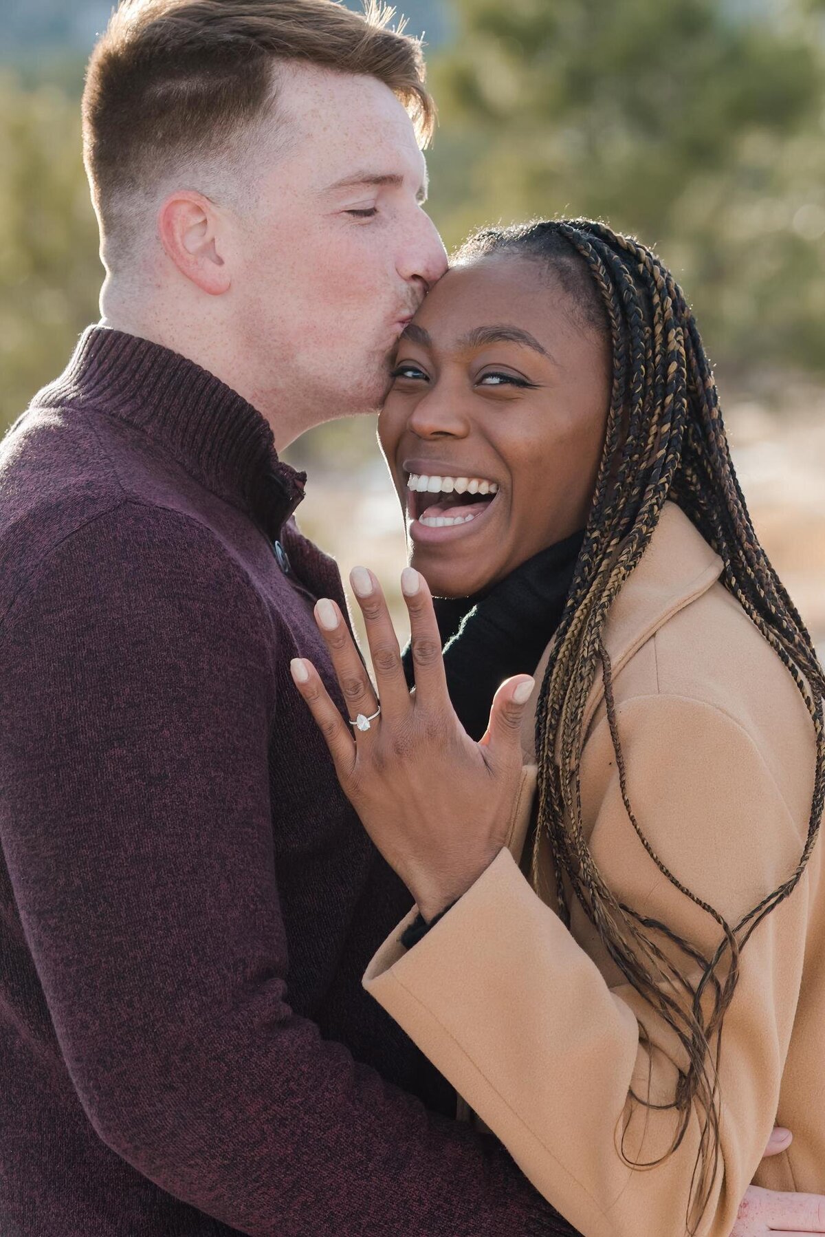 interracial engagement proposal