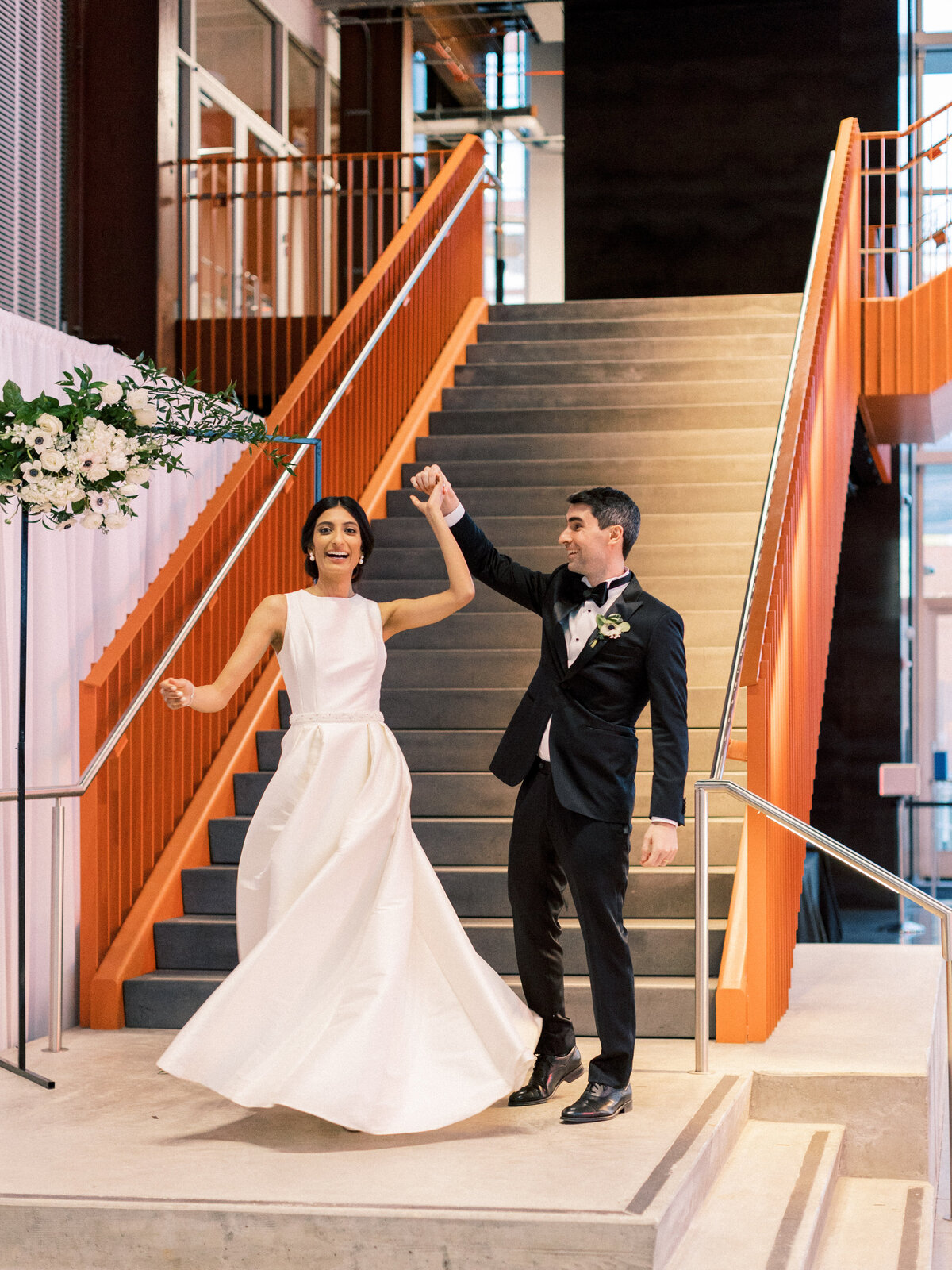 Prianka + Alex - American Wedding 20- Reception-Couple Grand Entrance