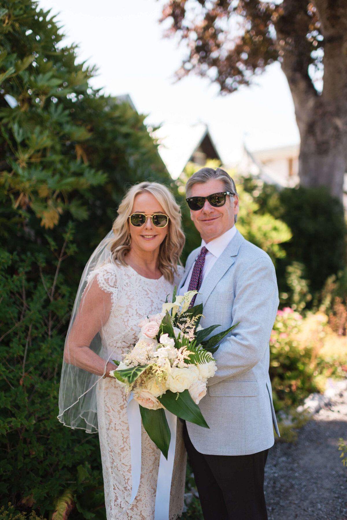Couple at Roche Harbor Resort Wedding