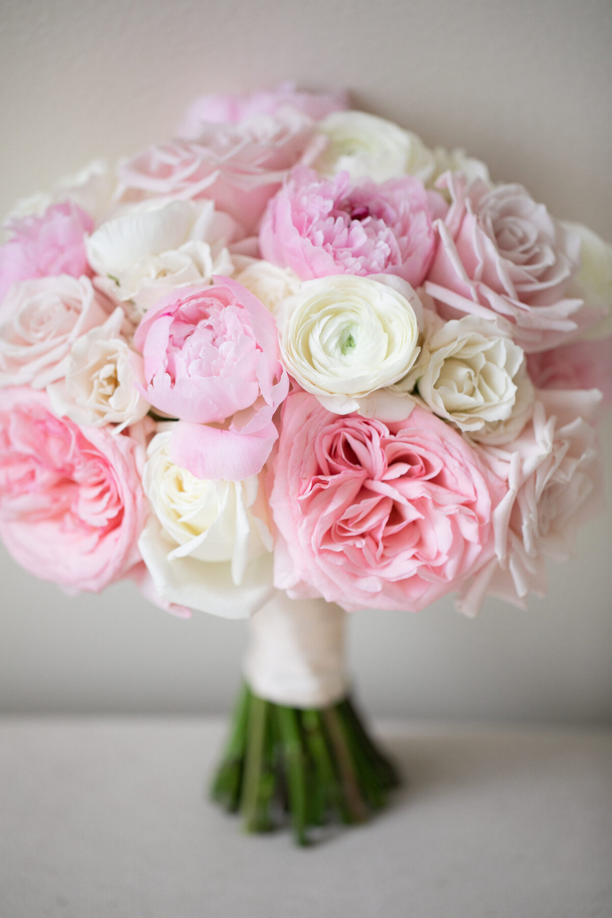 Garden Roses Peonies and Ranunculas Bouquet