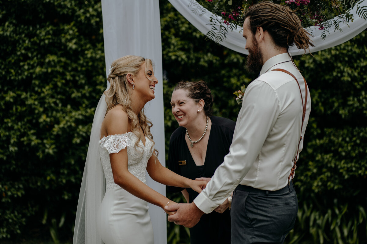Eliza and Luke's big day by wedding photographer Mornington, Jake Grinde.