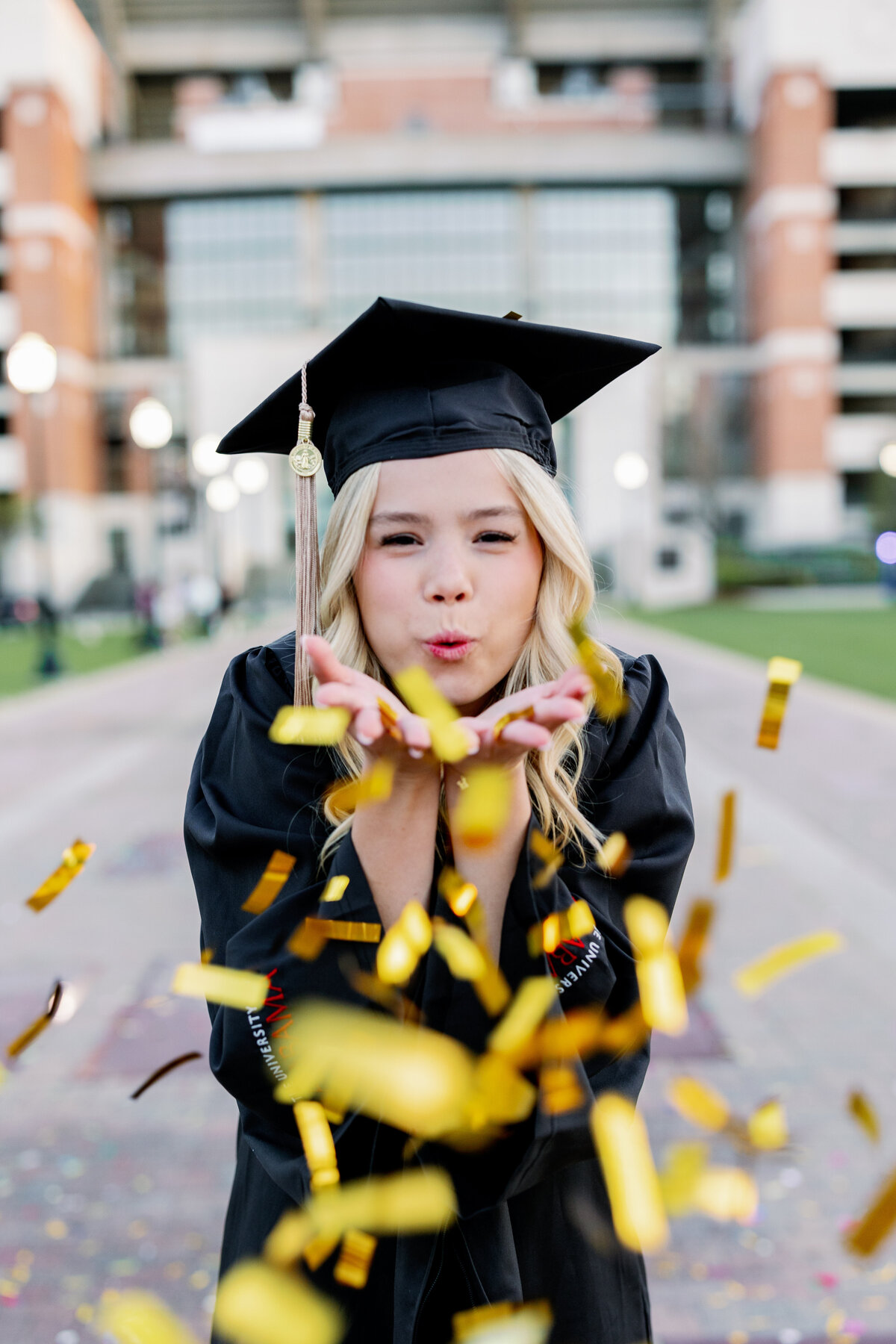 University of alabama grad photographer at Bryant-Denny Stadium