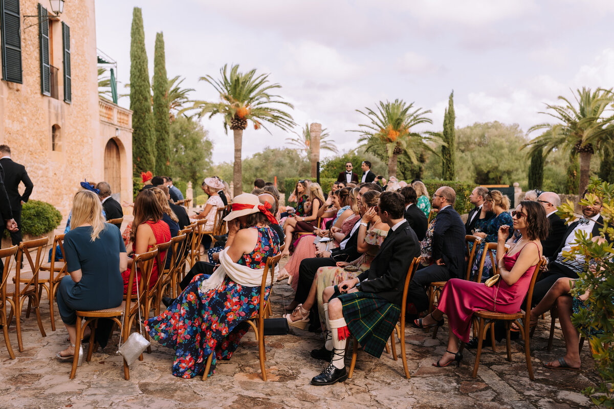 guests in ceremony