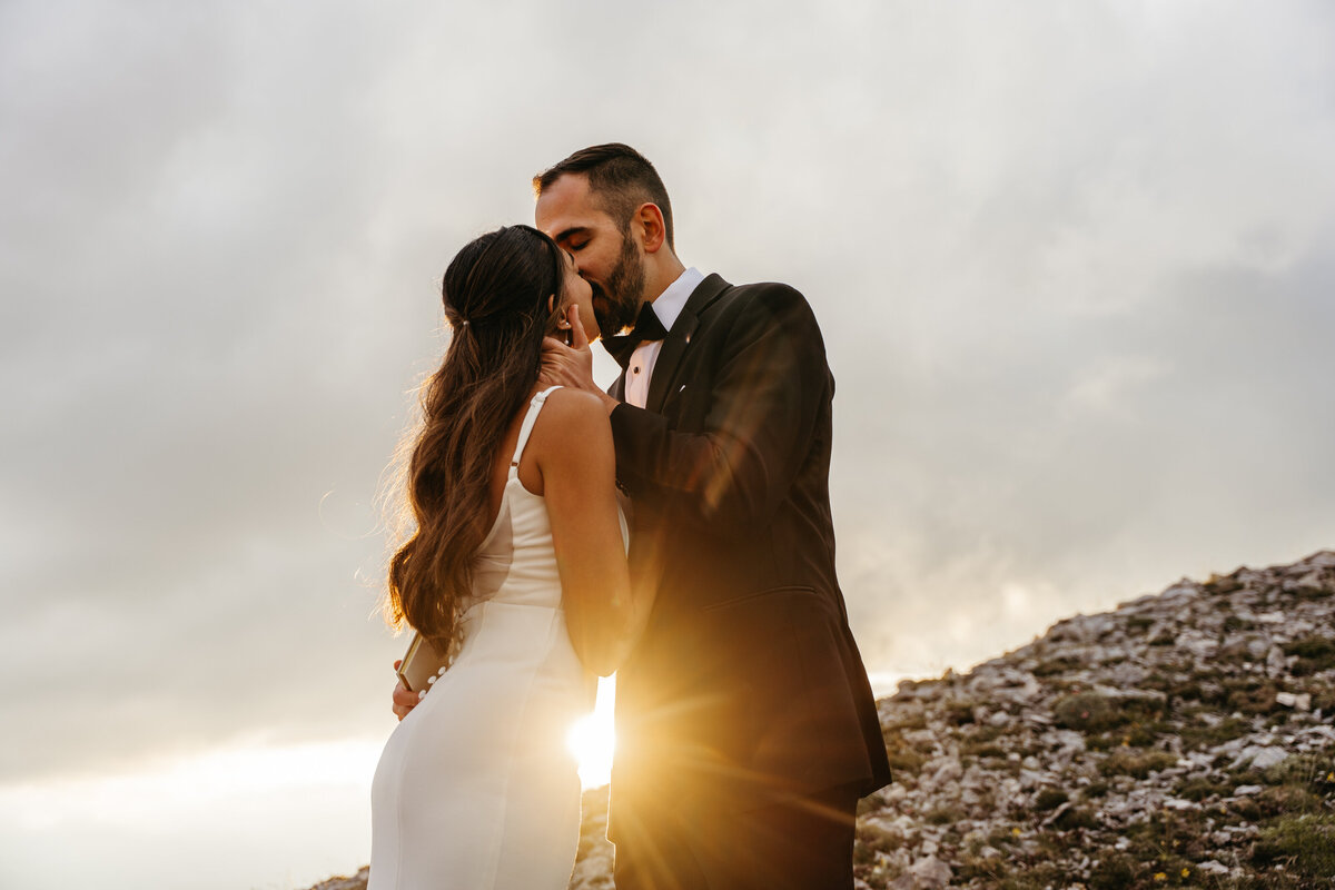 Marmarole helicopter Elopement Dolomites -62