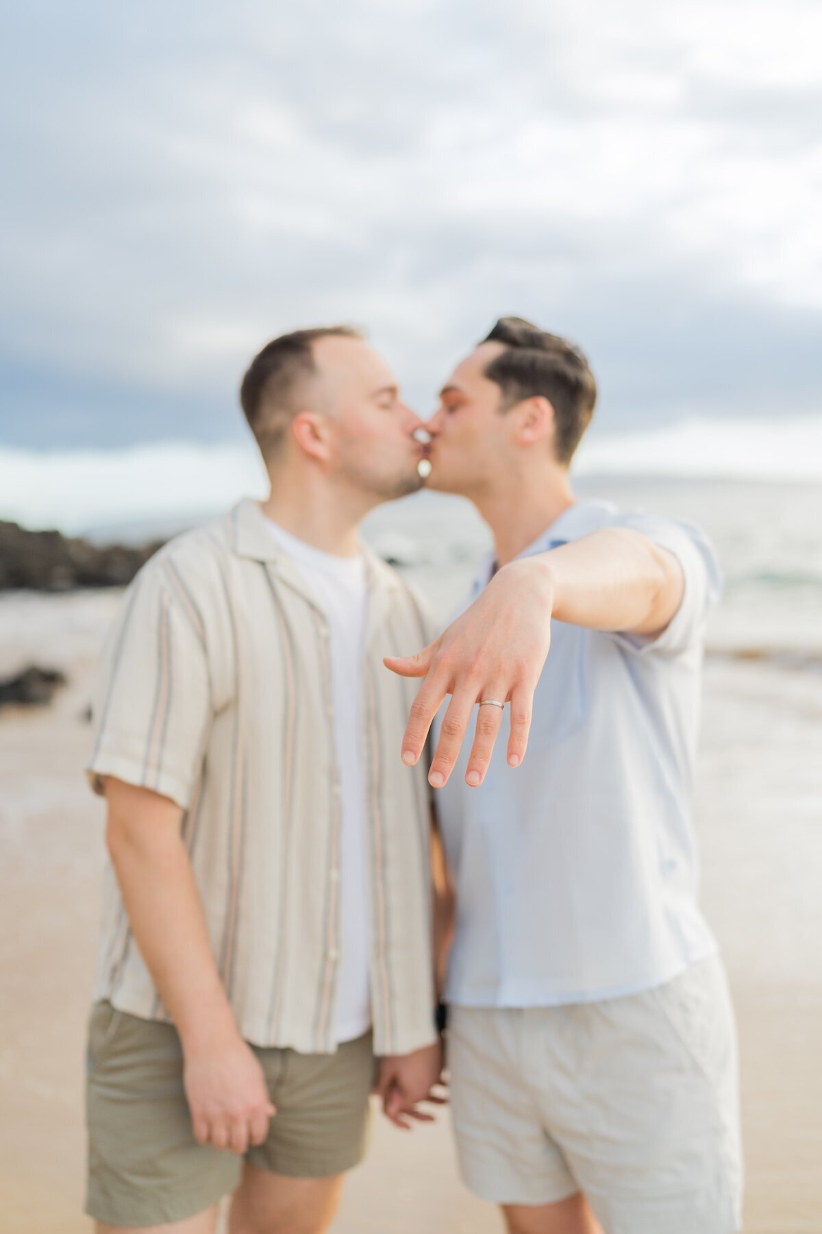 just engaged in Maui, Hawaii