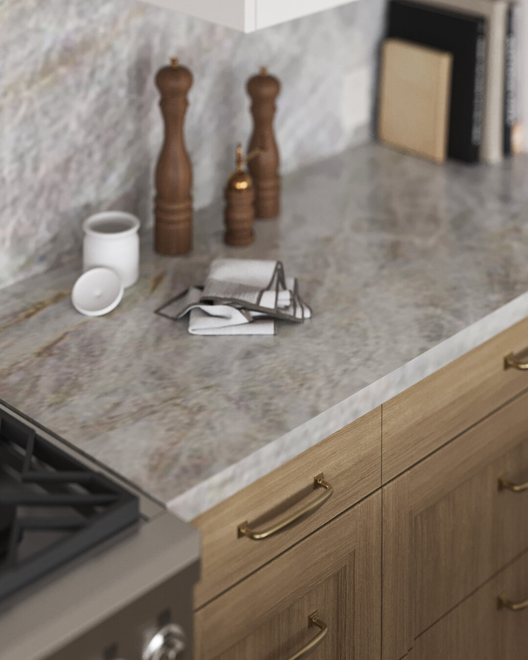 kitchen close -up render