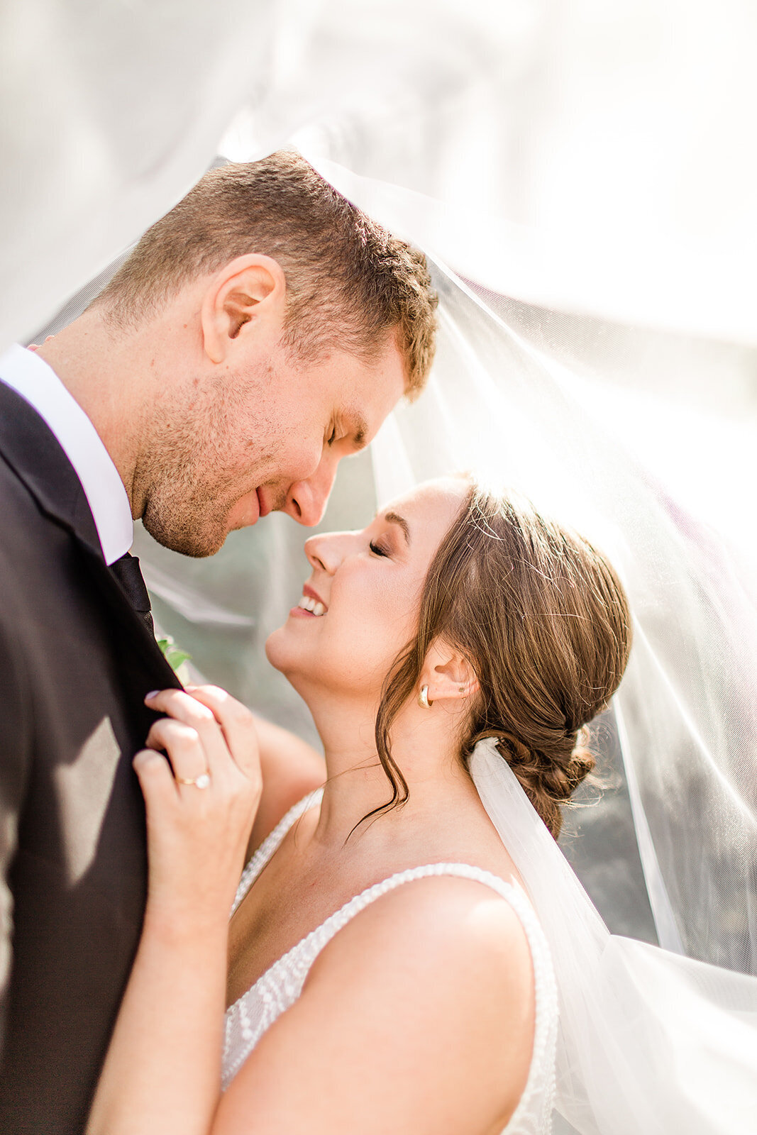GTA Ont Canada Bride and groom  at Green House